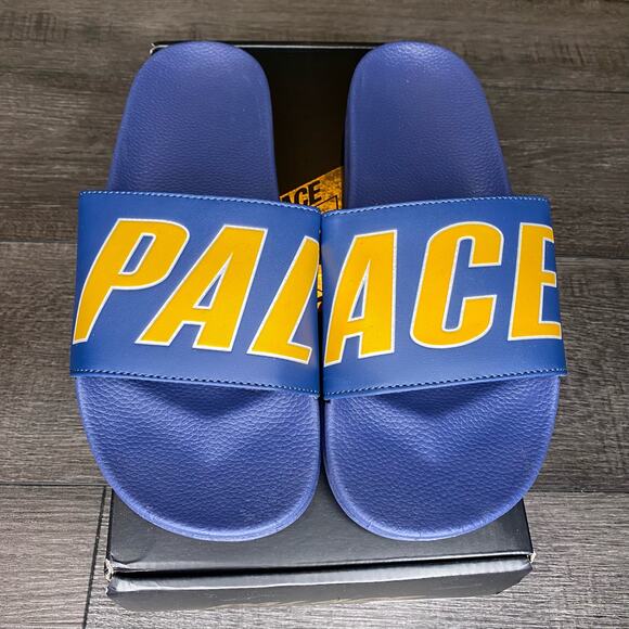 Palace Slider Navy Slides US 10.5/ UK 10 - Picture 1 of 7